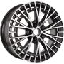 Легковой диск KDW KD1730 7x17 5x108 ET40 54,1 Black Front Polished